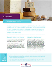 Cheese industry